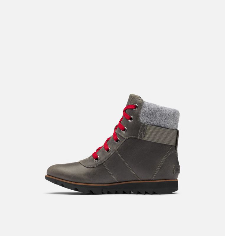 Sorel Dam Snörstövlar Mörk Grå - Harlow™ Conquest Låga - QKY-513096